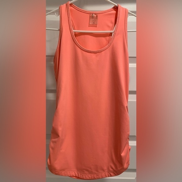 Calia Flow Ruched Side Racerback Tank Top - Picture 5 of 10